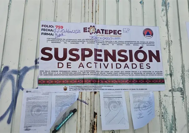 Suspenden fábrica en Ecatepec tras incendio de colchones; vecinos habían denunciado irregularidades