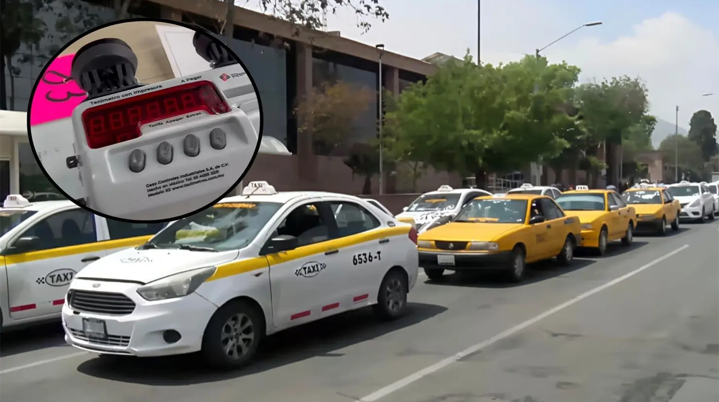Se está analizando un aumento a la tarifa de los taxis en Saltillo. (Fotografía: Marco Juárez)