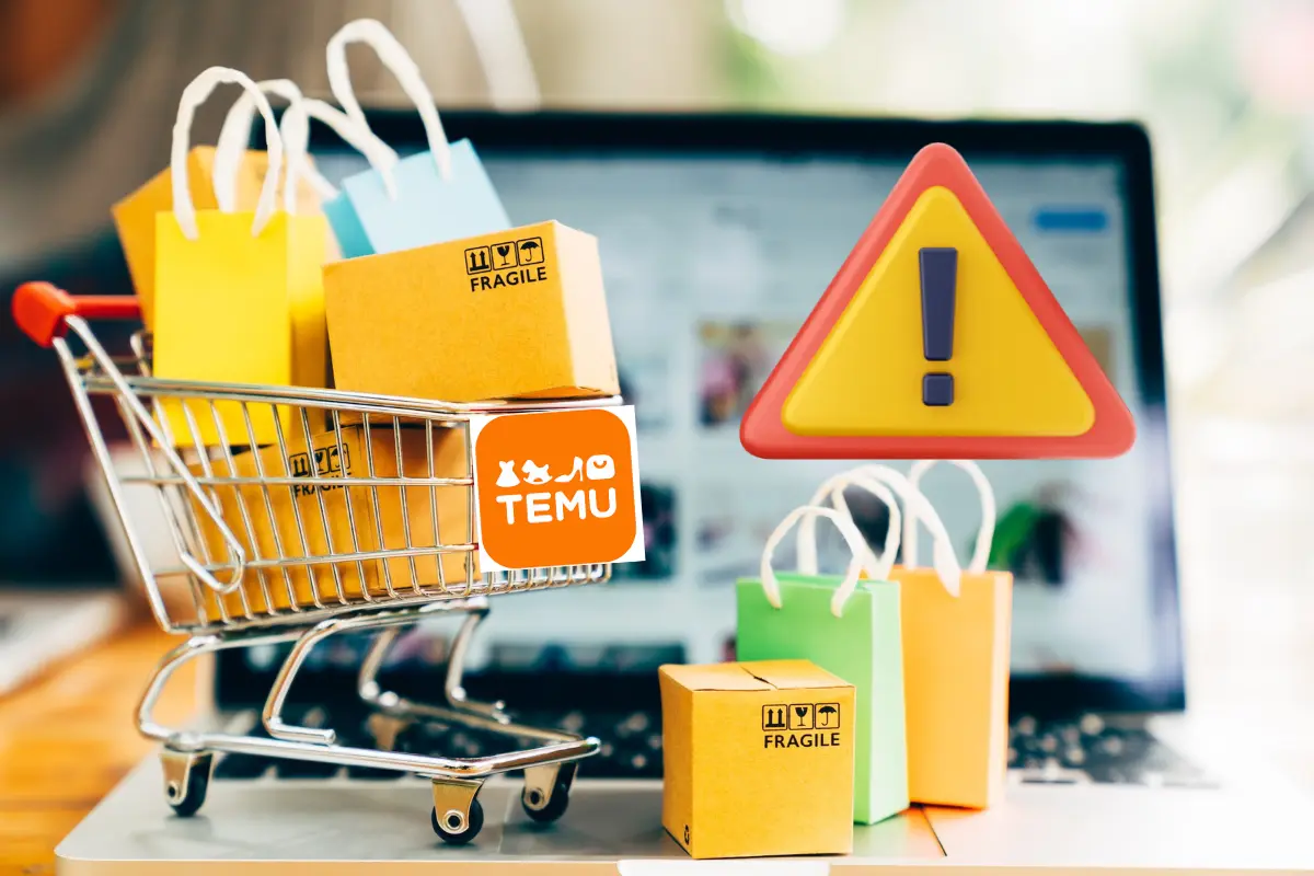 ¿Temu falso? Este sitio podría robar tu información y dinero, te decimos cómo funciona. Foto: Temu | Canva
