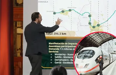 Priorizará Claudia Sheinbaum tramo Saltillo- Derramadero, pudiera ser el más importante del tren a Nuevo Laredo