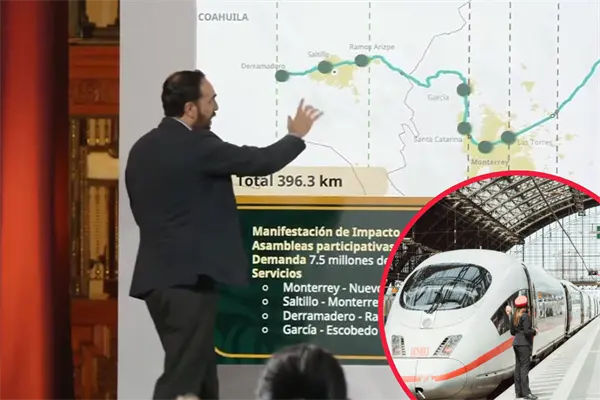 Priorizará Claudia Sheinbaum tramo Saltillo- Derramadero, pudiera ser el más importante del tren a Nuevo Laredo