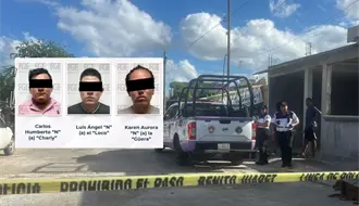 Capturan a trio de sicarios en Cancún por quitarle la vida a una pareja: el crimen fue cometido frente a los hijos
