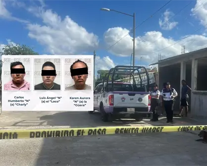 Capturan a trio de sicarios en Cancún por quitarle la vida a una pareja: el crimen fue cometido frente a los hijos