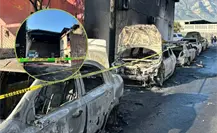 Vecinos narran momentos de pánico tras incendio en taller mecánico en Santa Catarina