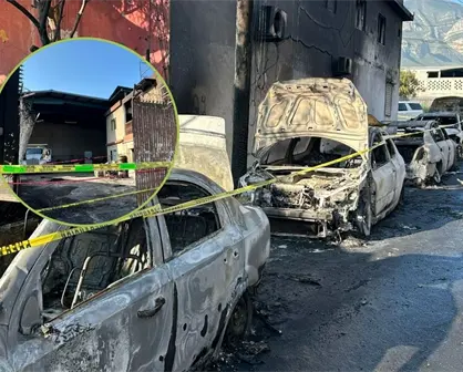 Vecinos narran momentos de pánico tras incendio en taller mecánico en Santa Catarina