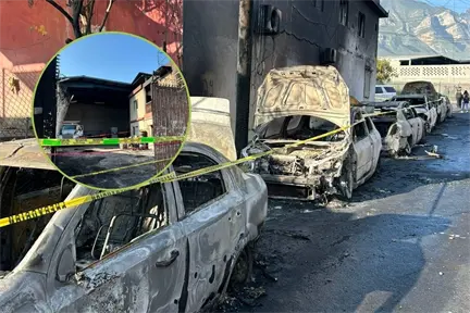 Vecinos narran momentos de pánico tras incendio en taller mecánico en Santa Catarina Vecinos narran momentos de pánico tras incendio en taller mecánico en Santa Catarina