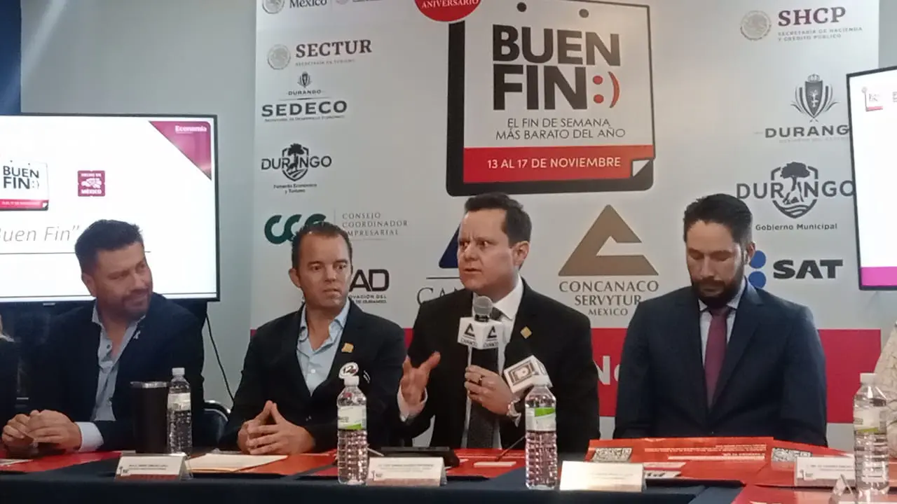 Este día se dieron a conocer los pormenores de El Buen Fin en Durango. | Foto: Cortesía.