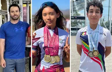 3 ciclistas que buscan el Premio Estatal del Deporte 2025 en BCS