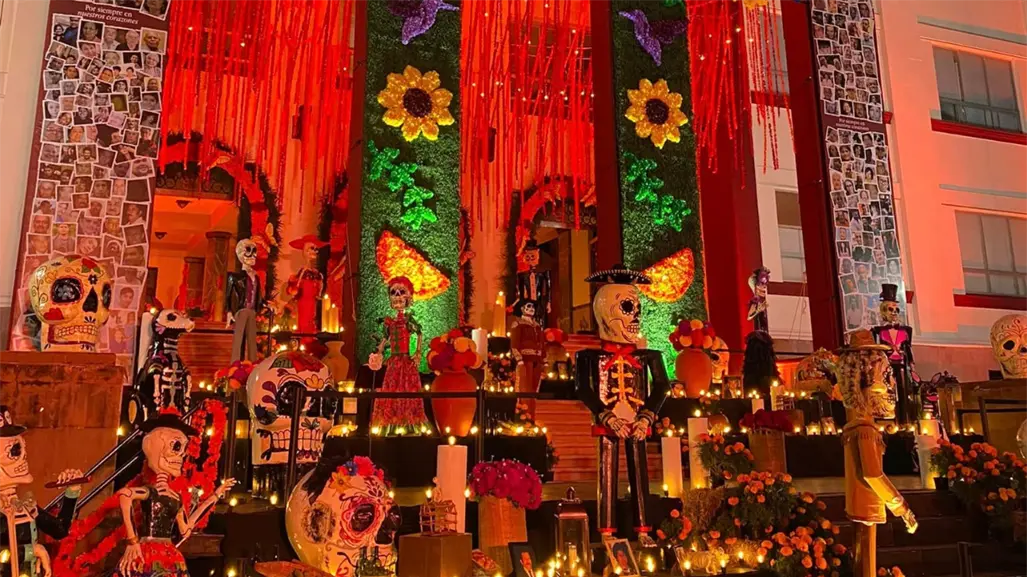 Tamaulipas celebra la vida en el Día de Muertos con un altar colectivo estatal