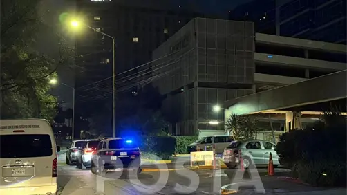 VIDEO | Asaltan violentamente a empleados de hotel en San Pedro a metros del C4