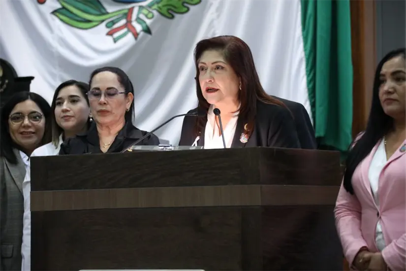 imagen recuadro Ana Laura Huerta Valdovinos, diputada de Morena | Foto: Congreso del Estado
