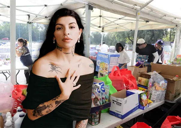 Cazzu invita a donar a damnificados en Puebla durante su concierto en Auditorio GNP