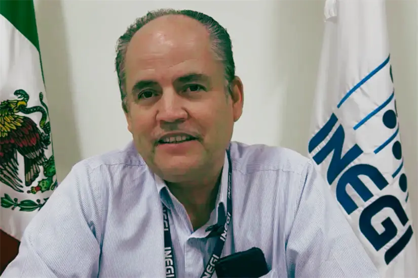 Rigoberto Beltrán Sarabia, coordinador estatal del INEGI en Tamaulipas. Foto: Daniel Espinoza