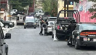 VIDEO | Balacera en la colonia CROC deja a policía de Fuerza Civil herido durante operativo en Monterrey