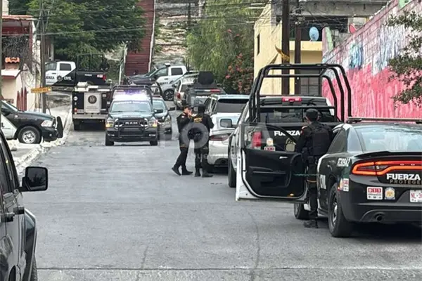 VIDEO | Balacera en la colonia CROC deja a policía de Fuerza Civil herido durante operativo en Monterrey