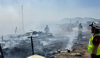 Incendio en Ramos Arizpe consume 5 tejabanes; aseguran vecinos, fue provocado