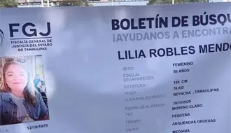 ¿Quién es Llilia Robles Mendoza, una de las 8 personas desaparecidas en el mes de octubre en Reynosa?