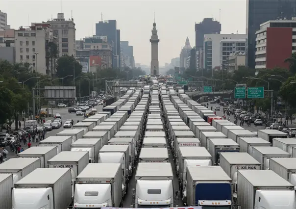 Habrá megabloqueo de transportistas en CDMX y esta es la razón detrás de sus protestas