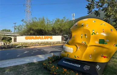 "Mexicráneos" llega a Guadalupe: arte monumental para celebrar el Día de Muertos
