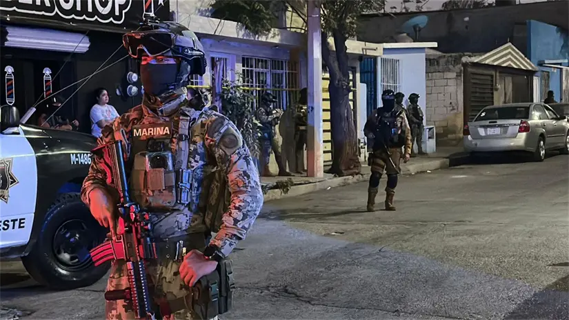Cateo en Coahuila resulta en decomiso de marihuana en colonia de Saltillo / Foto: Comisaría de Seguridad y Protección Ciudadana