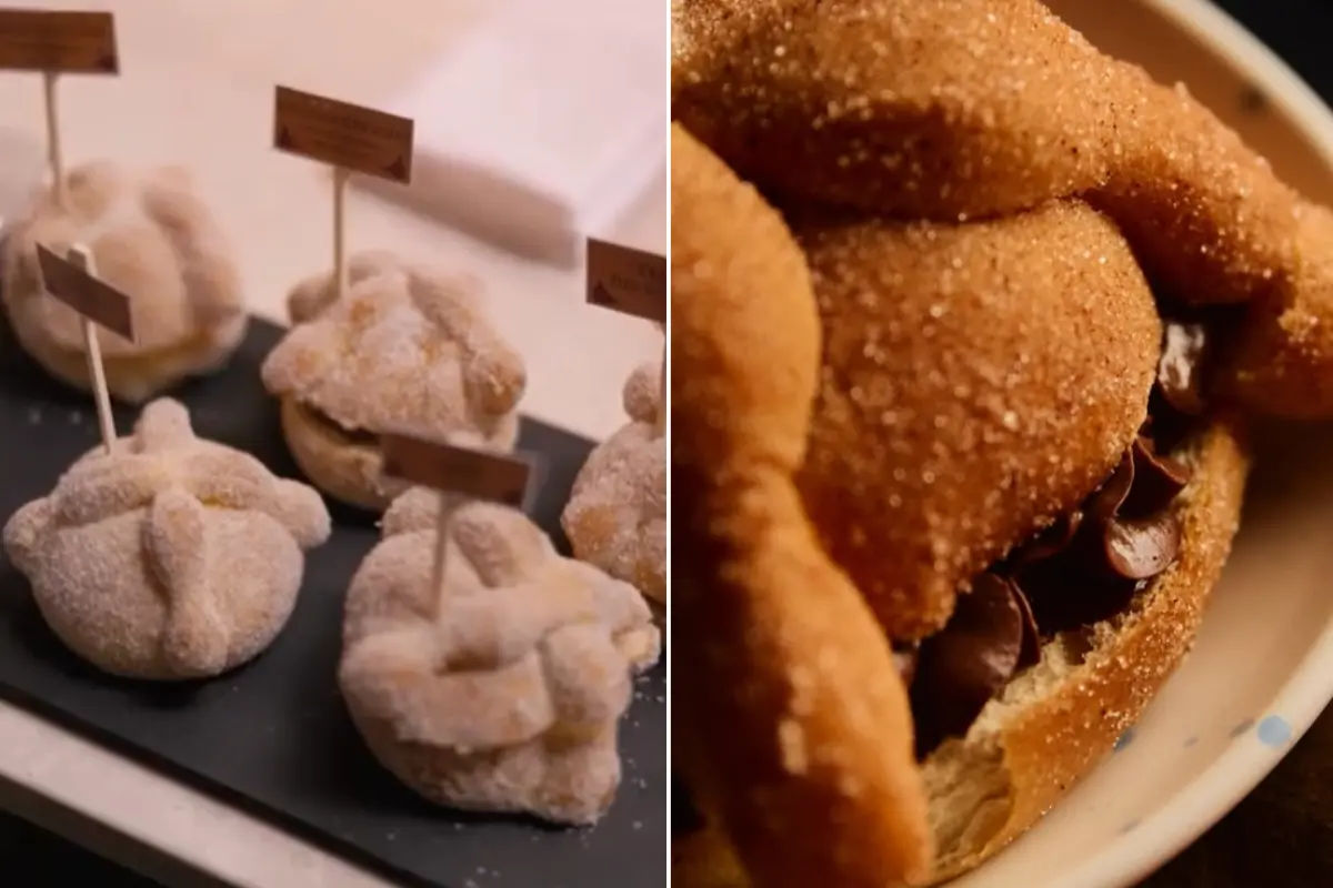 Pan de Muerto de la pastelería Amado. Foto: @Instagram | Canva