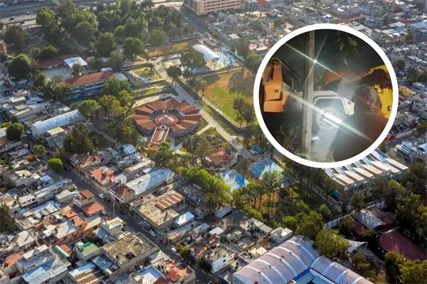 FOTOS | Pipa de agua choca en Iztapalapa y deja a dos personas atrapadas