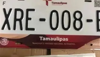 ¿Cuál es el costo total del canje de placas vehiculares en Tamaulipas antes de concluir el 2025?