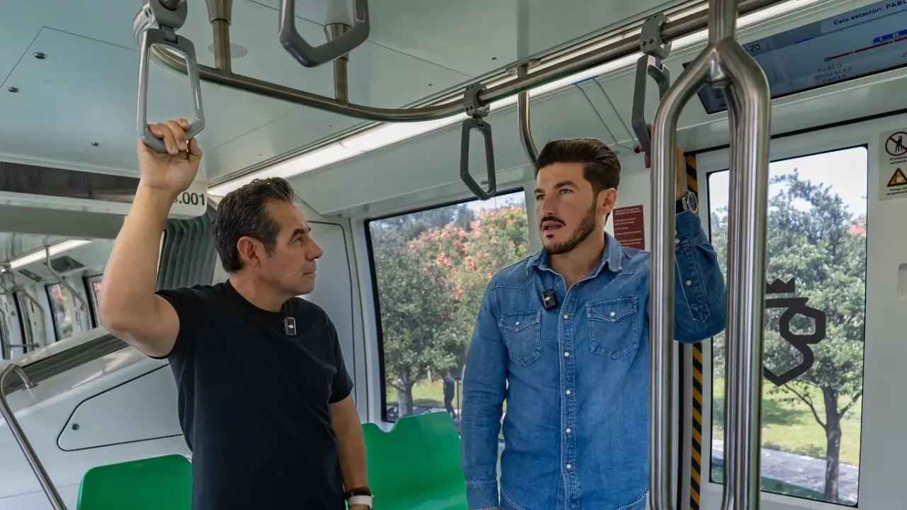 El gobernador de Nuevo León, Samuel García y el conductor Yordi Rosado. Foto: Facebook Samuel García