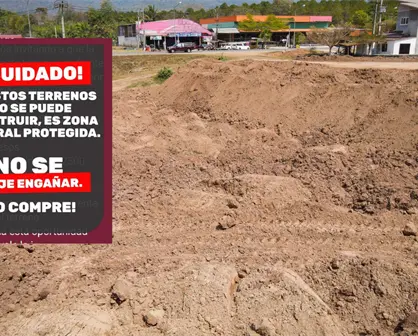 Gobierno de Saltillo advierte sobre fraudes inmobiliarios en área natural protegida