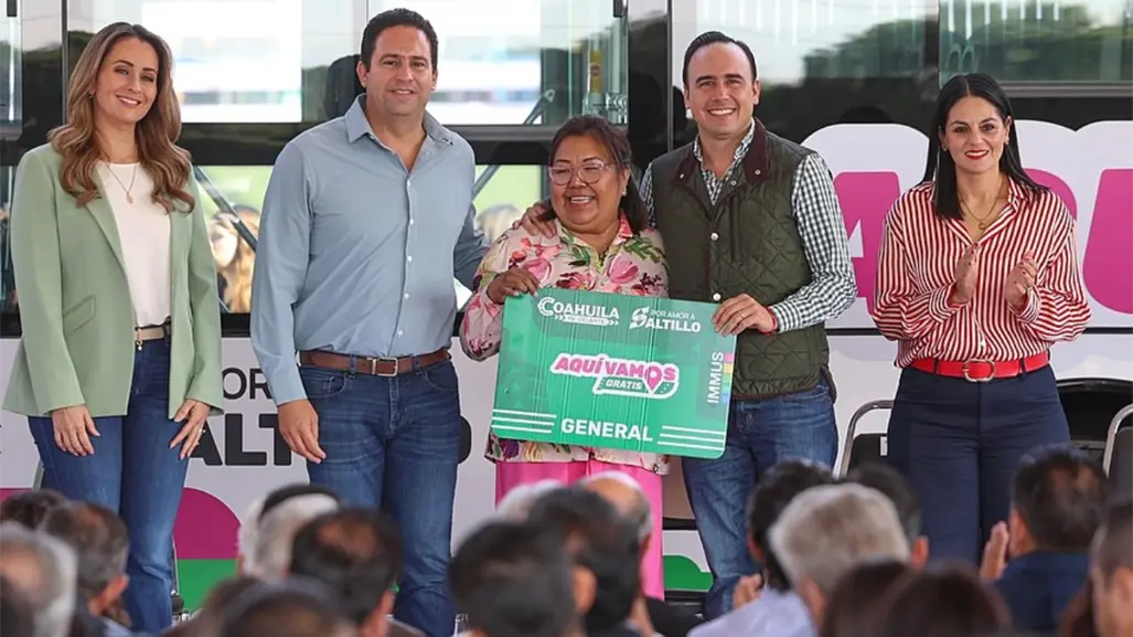 Tarjeta Aquí Vamos Gratis en Saltillo ya tiene más de 57 mil usuarios