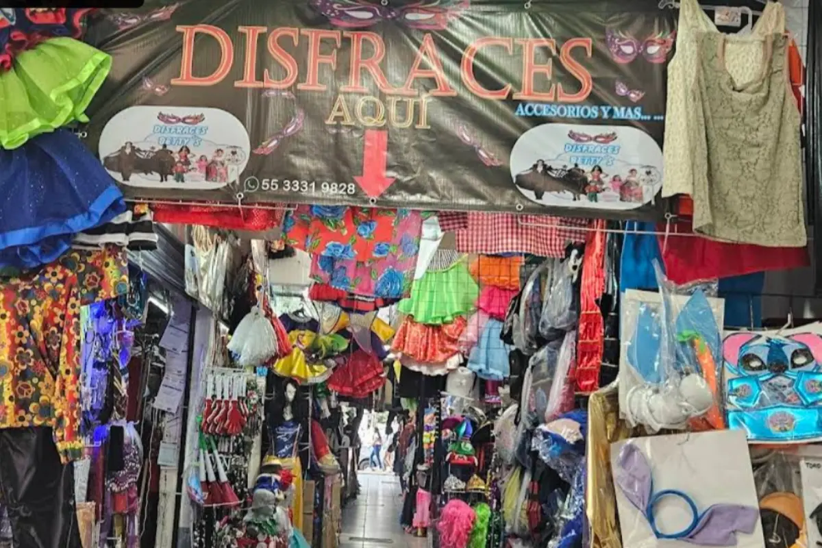 Tienda de disfraces en CDMX. Foto: Google Maps