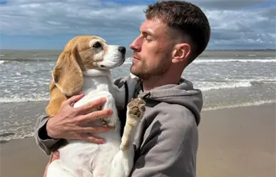 Esto pasó con Halo, la perrita del futbolista Aaron Ramsey que se extravió en Guanajuato