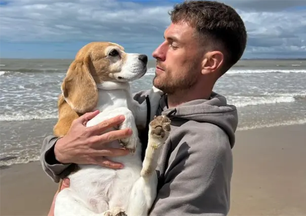 Esto pasó con Halo, la perrita del futbolista Aaron Ramsey que se extravió en Guanajuato