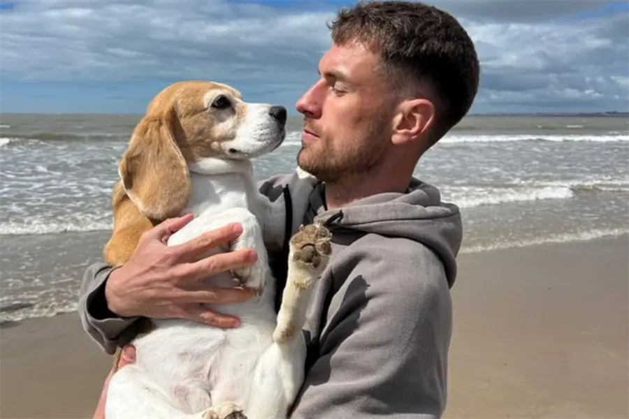 Esto pasó con Halo, la perrita del futbolista Aaron Ramsey que se extravió en Guanajuato
