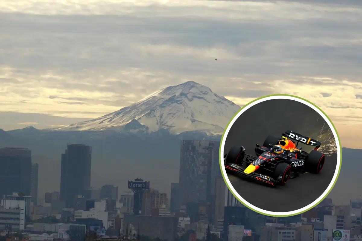 Altura de CDMX y Fórmula 1. Foto: Gobierno de CDMX y @FormulaDirecta | Canva