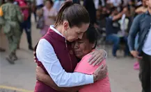 Claudia Sheinbaum llega a Álamo, Veracruz, para atender a las familias afectadas por las lluvias