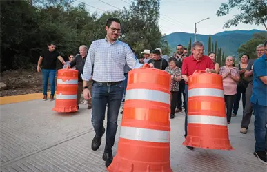 David de la Peña mejora calles y servicios básicos en la comunidad de San Pedro, en Santiago, Nuevo León
