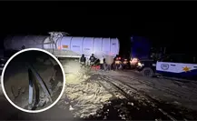 Golpe al huachicol en Coahuila: aseguran en Parras pipa con 50 mil litros de combustible ilícito Golpe al huachicol en Coahuila: aseguran en Parras pipa con 50 mil litros de combustible ilícito