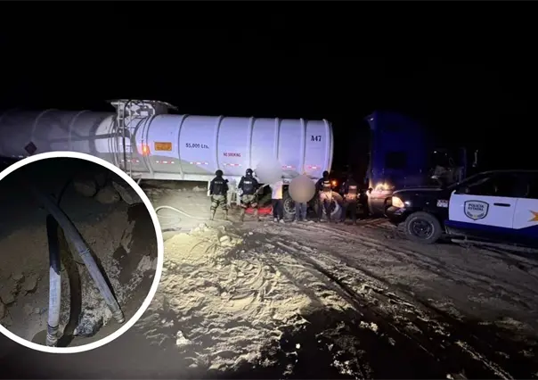 Golpe al huachicol en Coahuila: aseguran en Parras pipa con 50 mil litros de combustible ilícito