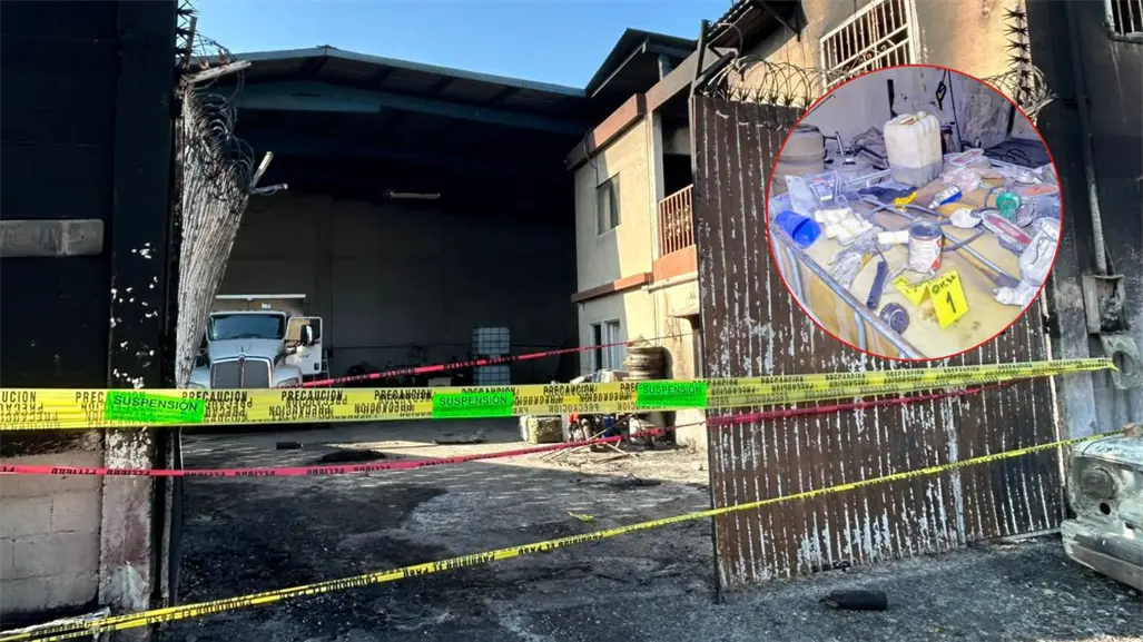 Catean taller mecánico tras incendio de viviendas en Santa Catarina