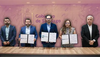 David de la Peña refuerza la agenda anticorrupción en Santiago con nuevo convenio estatal