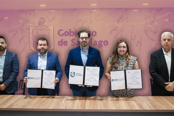 David de la Peña refuerza la agenda anticorrupción en Santiago con nuevo convenio estatal David de la Peña refuerza la agenda anticorrupción en Santiago con nuevo convenio estatal