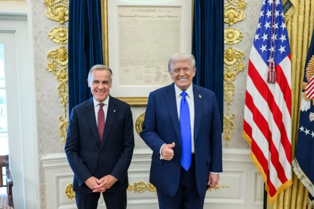 Mark Carney y Donald Trump Foto: The White House