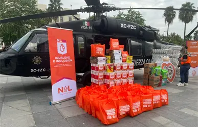Nuevo León envía víveres a Tulancingo, Hidalgo tras severas afectaciones por las fuertes lluvias