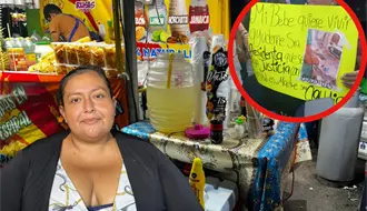 Familia vende tortas de la barda en la Feria Tamaulipas para sacar adelante a su hijo de meses en el hospital 