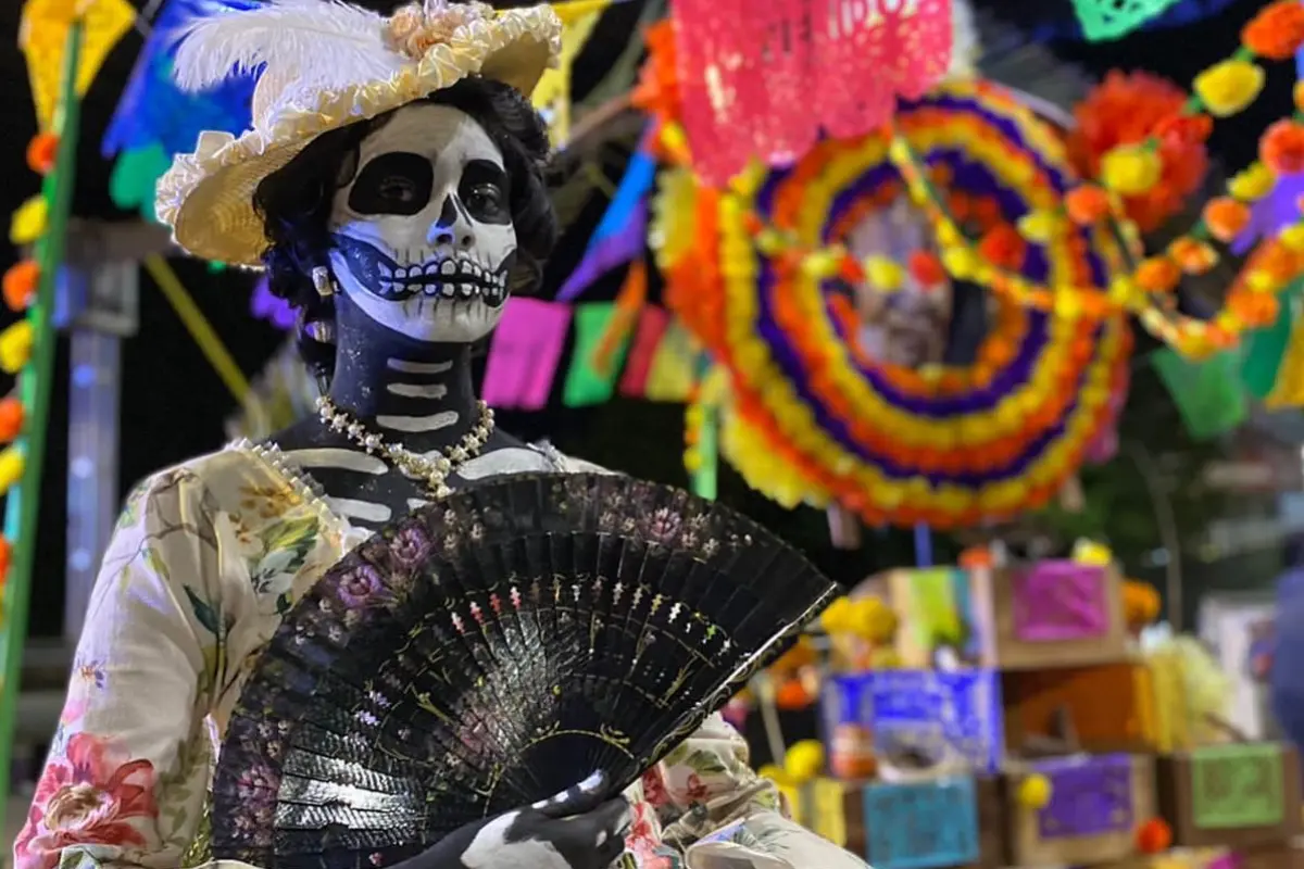 Festival de Calaveras cerca de CDMX. Foto: @HolaAGS