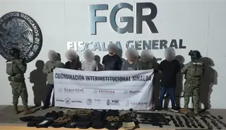 Marina captura a 7 presuntos delincuentes tras enfrentamiento armado en Sinaloa