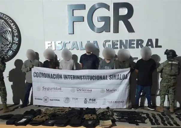 Marina captura a 7 presuntos delincuentes tras enfrentamiento armado en Sinaloa