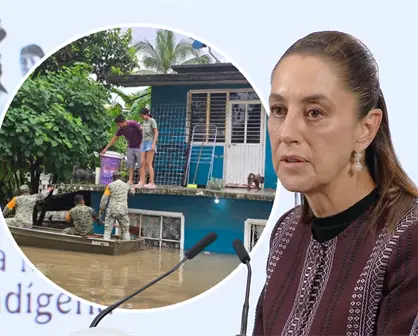 Gobierno federal entregará apoyos por hasta 90 mil pesos a familias afectadas por lluvias, afirma Sheinbaum