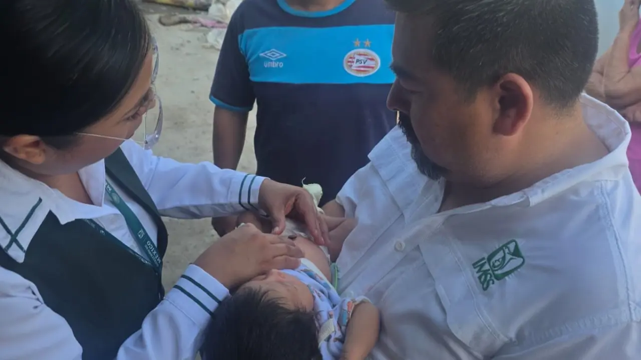 IMSS Tamaulipas continua dando apoyo a las comunidades que más lo necesitan en Veracruz | Foto: IMSS Tamaulipas